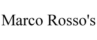 MARCO ROSSO'S