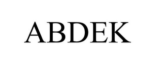 ABDEK