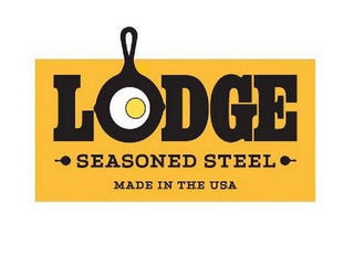 LODGE SEASONED STEEL MADE IN THE USA