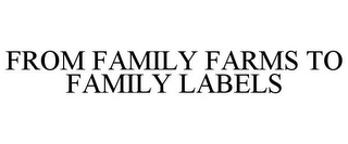 FROM FAMILY FARMS TO FAMILY LABELS