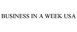 BUSINESS IN A WEEK USA