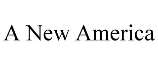 A NEW AMERICA