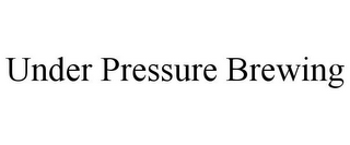 UNDER PRESSURE BREWING