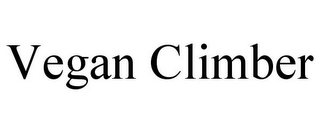 VEGAN CLIMBER