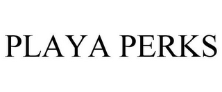 PLAYA PERKS
