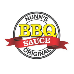 NUNN'S ORIGINAL BBQ SAUCE