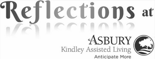 REFLECTIONS AT ASBURY KINDLEY ASSISTED LIVING ANTICIPATE MORE