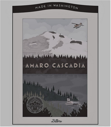 AMARO CASCADIA AMERICAN AMARO AMARO OF PLACE MADE IN WASHINGTON BITTERS