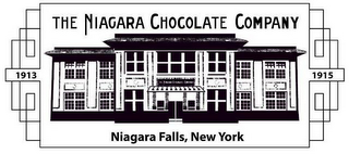 THE NIAGARA CHOCOLATE COMPANY 1913 - 1915 NIAGARA FALLS, NEW YORK