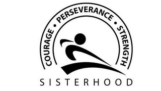 COURAGE · PERSEVERANCE · STRENGTH SISTERHOOD