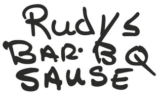 RUDYS BAR · B Q SAUSE