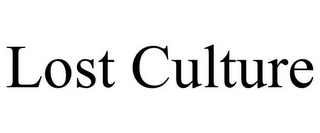 LOST CULTURE