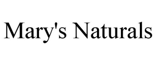 MARY'S NATURALS