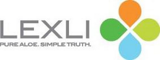 LEXLI PURE ALOE. SIMPLE TRUTH.