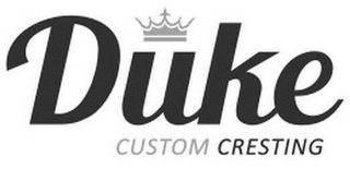 DUKE CUSTOM CRESTING