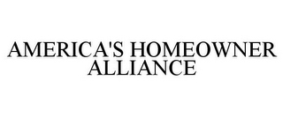 AMERICA'S HOMEOWNER ALLIANCE