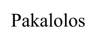 PAKALOLOS