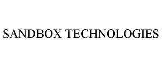 SANDBOX TECHNOLOGIES