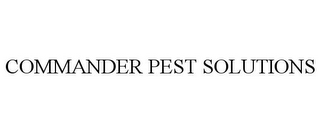 COMMANDER PEST SOLUTIONS