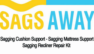 SAGS AWAY SAGGING CUSHION SUPPORT - SAGGING MATTRESS SUPPORT SAGGING RECLINER REPAIR KIT