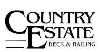 COUNTRY ESTATE DECK & RAILING