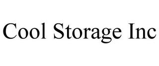 COOL STORAGE INC