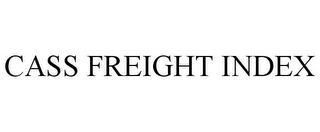 CASS FREIGHT INDEX