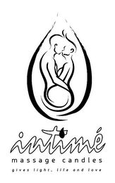 INTIMÉ MASSAGE CANDLES GIVES LIGHT, LIFE AND LOVE