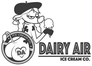 DAIRY AIR ICE CREAM CO. EST 2017 DA