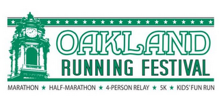 OAKLAND RUNNING FESTIVAL MARATHON HALF-MARATHON 4-PERSON RELAY 5K KIDS' FUN RUN