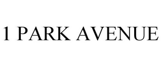 1 PARK AVENUE