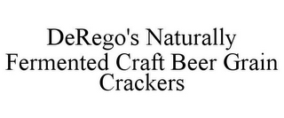 DEREGO'S NATURALLY FERMENTED CRAFT BEER GRAIN CRACKERS