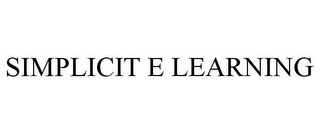 SIMPLICIT E LEARNING