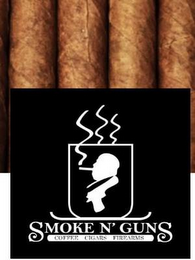 SMOKE N' GUNS COFFEE CIGARS FIREARMS