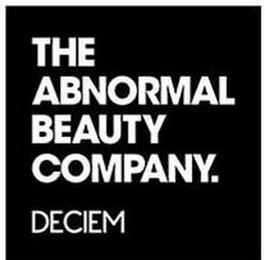 THE ABNORMAL BEAUTY COMPANY. DECIEM