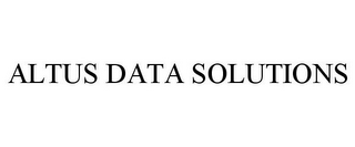 ALTUS DATA SOLUTIONS