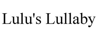 LULU'S LULLABY