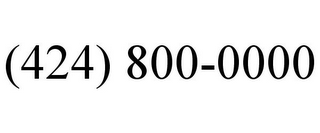 (424) 800-0000