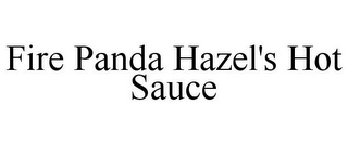 FIRE PANDA HAZEL'S HOT SAUCE