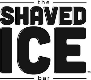 THE SHAVED ICE BAR