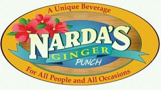NARDA'S GINGER PUNCH FOR ALL PEOPLE & ALL OCCASIONS
