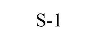 S-1