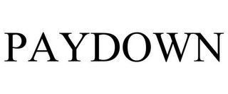 PAYDOWN