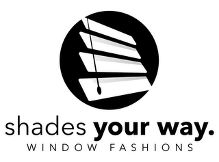 SHADES YOUR WAY. WINDOW FASHIONS