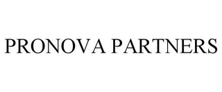 PRONOVA PARTNERS