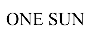 ONE SUN