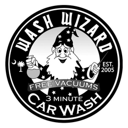 WASH WIZARD 3 MINUTE CAR WASH FREE VACUUMS EST. 2005