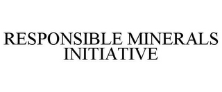 RESPONSIBLE MINERALS INITIATIVE