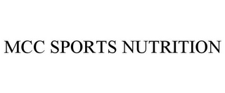 MCC SPORTS NUTRITION