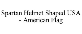 SPARTAN HELMET SHAPED USA - AMERICAN FLAG